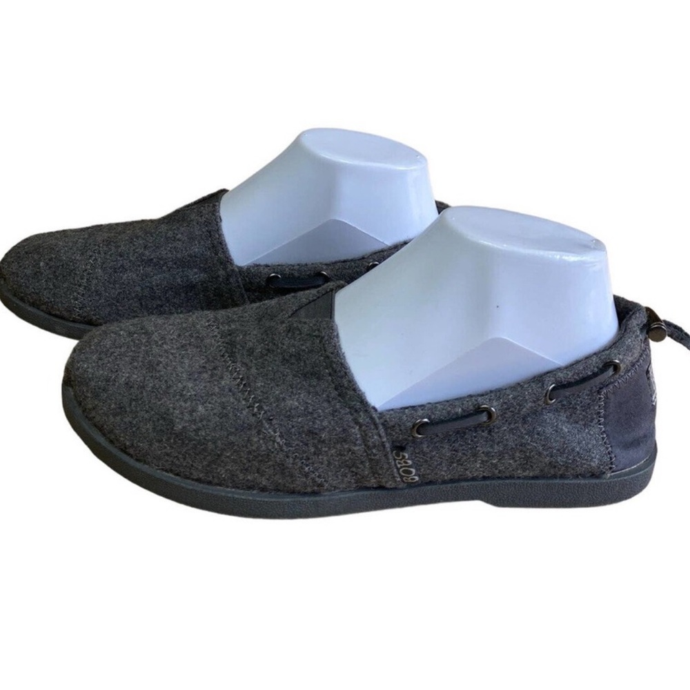 TOMS Gray Slip-On Shoes